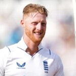 ENGLAND CAPTAIN BEN STOKES IN TEST JERSEY
